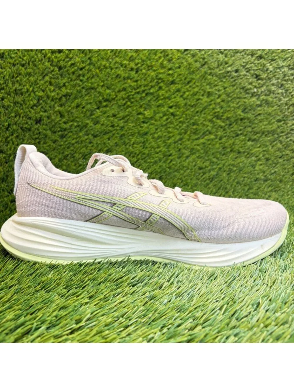 Asics Gel-Cumulus 27 Womens Size 11 Pink Beige Athletic Running Shoes Sneakers
